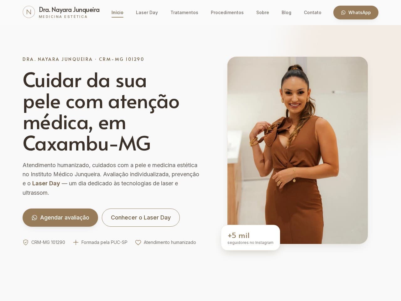 Site Dra. Nayara Junqueira