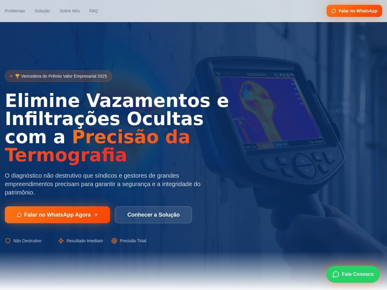 Site TG Engenharia Diagnóstica